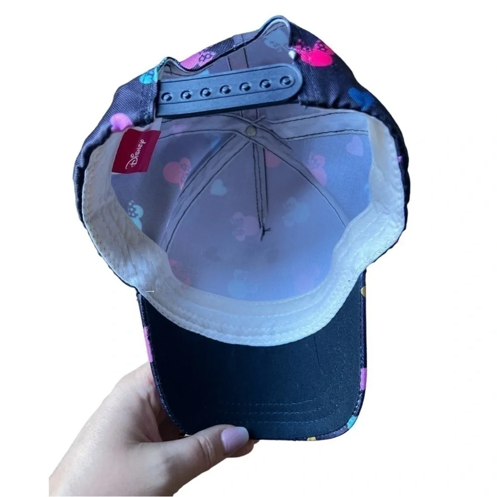 Disney Minnie Mouse Toddler OSFM All Over Minnie Hearts Multicolor SnapBack Hat